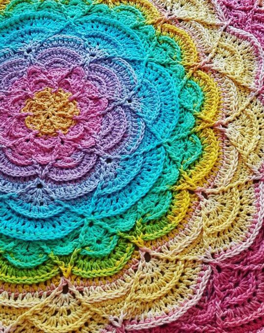 Flower Puddle & Ripples Blanket